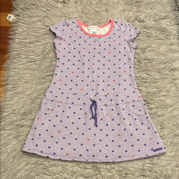 American Girl Other - American Girl Recess Ready French Terry Shimmery Purple and Pink Polka Dot Dress